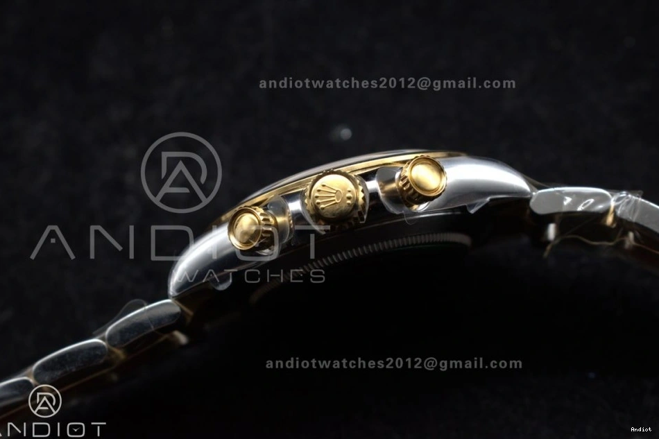 Bracelet Best V2 Daytona SS Clean 1:1 YG Edition Arabic Markers White on Dial 116503 SA4130 1110